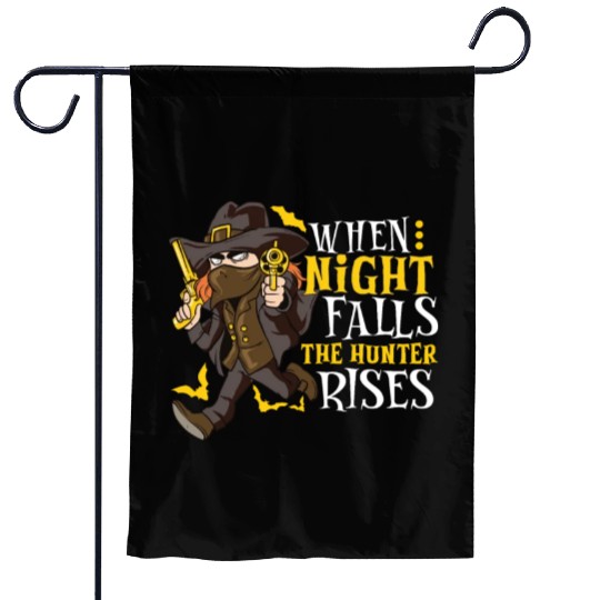 Vampire Hunter Undead Slayer Stake and Cross Garden Flags