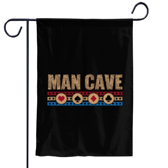 Cribbage Man Cave Loves Board Game Tournament Garden Flags