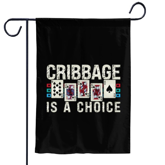 Cribbage Is A Choice Board Game Playing Cards Garden Flags