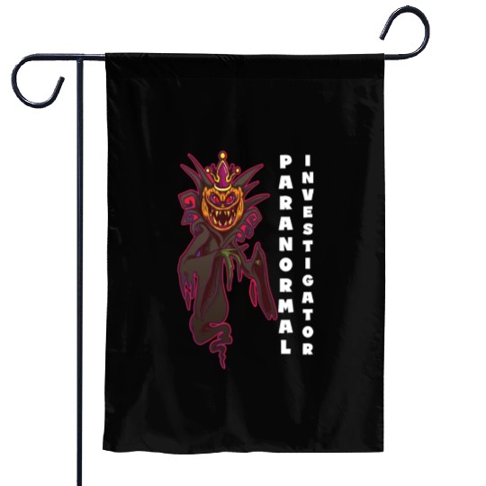 Ghost Hunting Paranormal Investigator Garden Flags