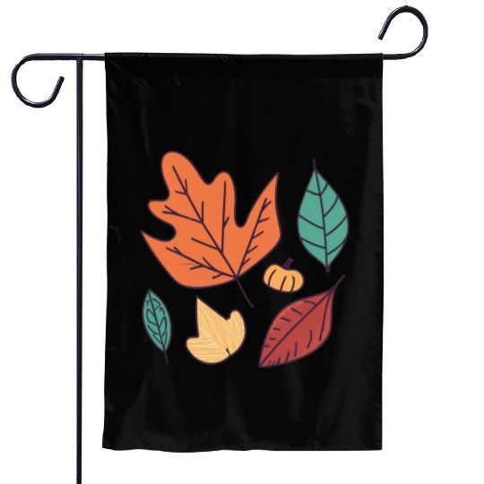 Fall Leaves Embrace the Beauty of Autumn Garden Flags