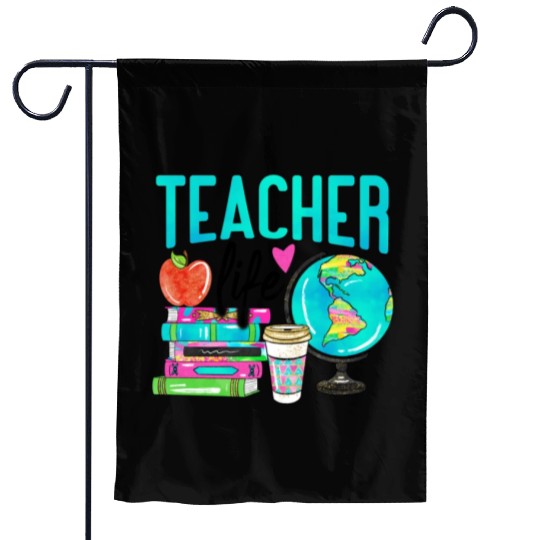 Teacher Life Happy Teachers Day Garden Flags
