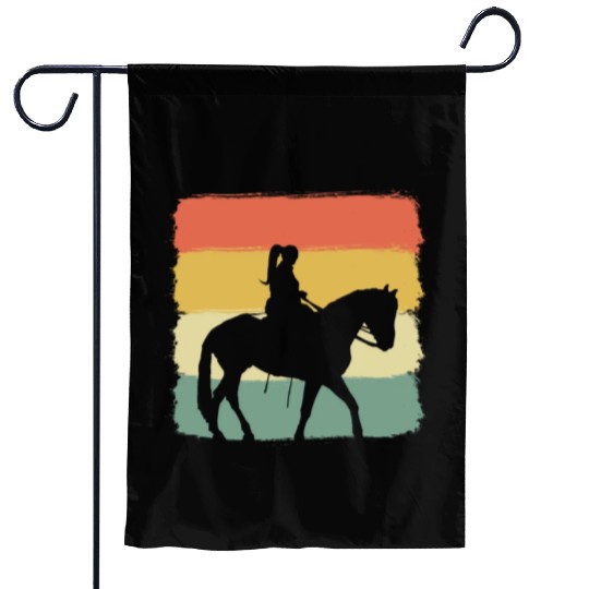 Equestrian Horse Rider Garden Flags