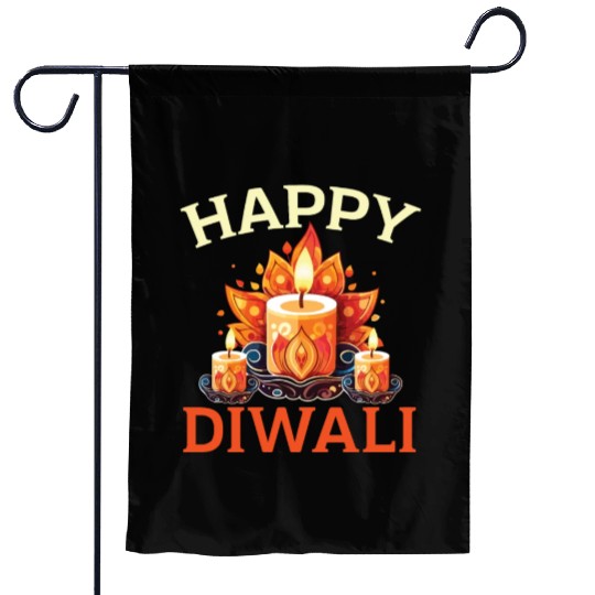 Happy Diwali Diwali Festival Indian Hindu Hinduism Garden Flags