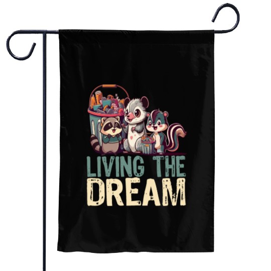 Living The Dream - Cute Anime Kawaii Japanese Love Garden Flags