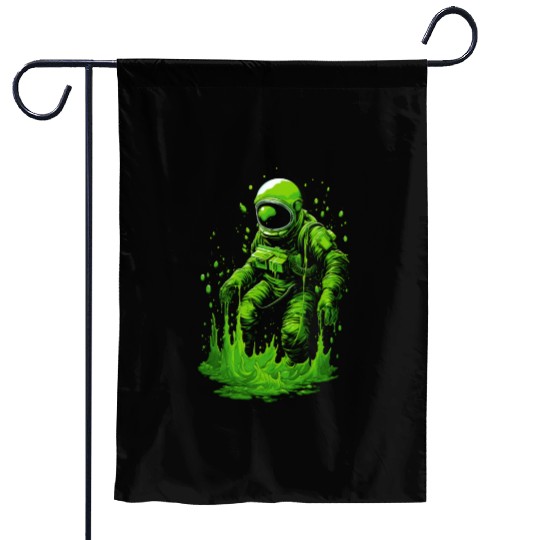 Astro Slime Garden Flags