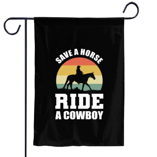 Ride a Cowboy Equestrian Gift Garden Flags
