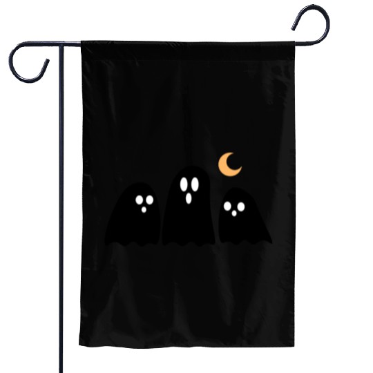 halloween 3 black Garden Flags