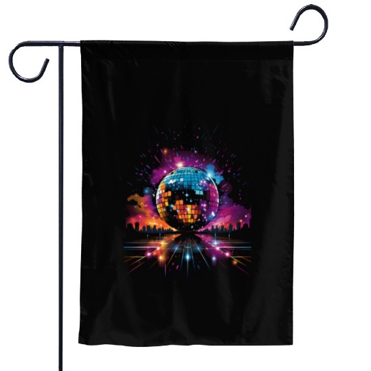 Disco Ball Party Garden Flags
