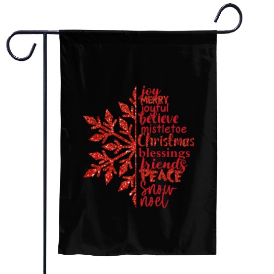 Queen My students are merry and bright sublimation Garden Flags