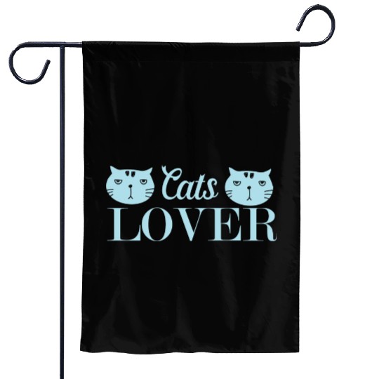 Cats Lover Design For Cat Owner Garden Flags