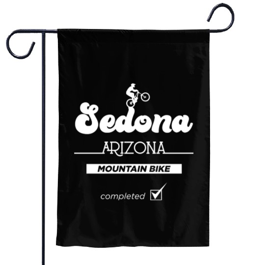 Sedona Arizonna Mountain Biking Garden Flags