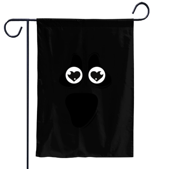 Cute Inlove Ghost Face Garden Flags