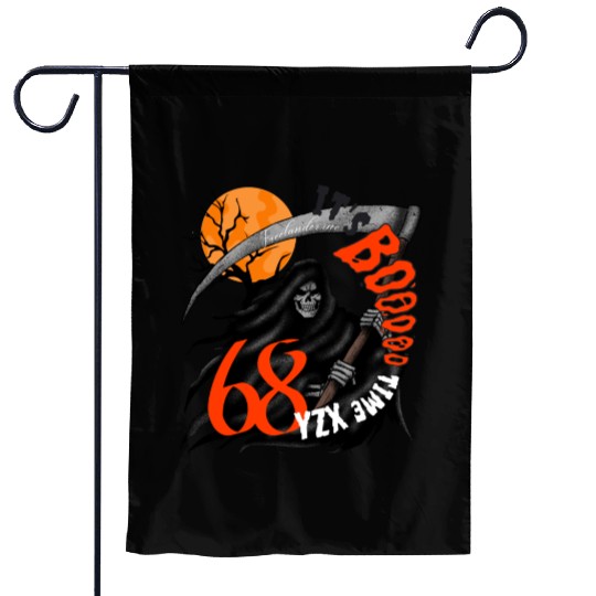 Grim reaper, creepy halloween Garden Flags