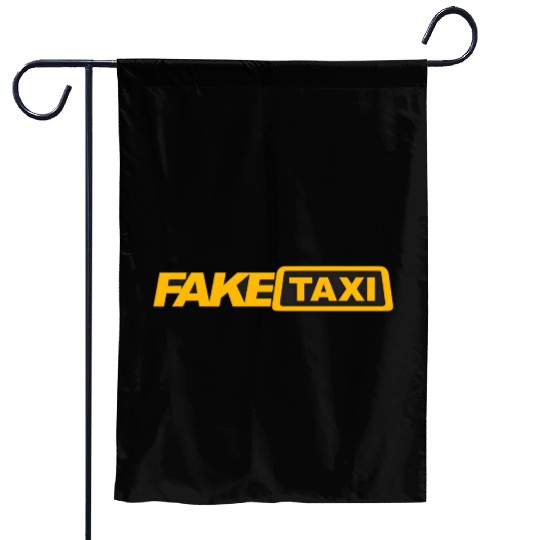 fack taxi Garden Flags