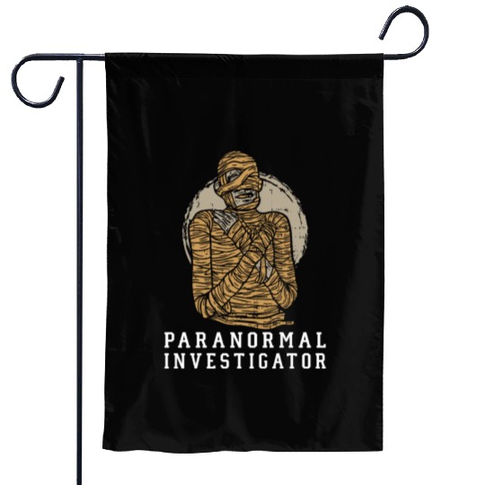 Ghost Hunting Paranormal Investigator Garden Flags