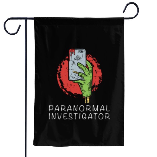 Ghost Hunting Paranormal Investigator Garden Flags