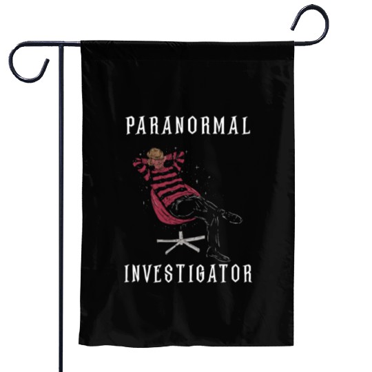 Ghost Hunting Paranormal Investigator Garden Flags