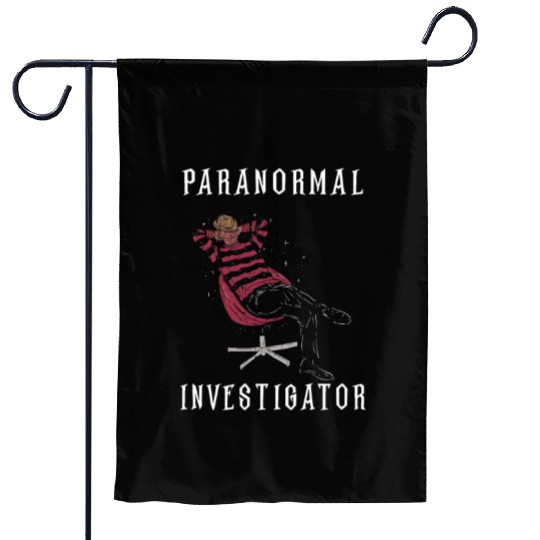 Ghost Hunting Paranormal Investigator Garden Flags