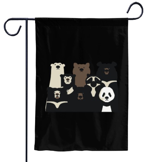 Bears of the world Garden Flags