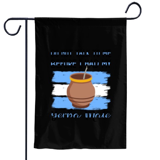 Argentina Flag Argentinian Yerba Mate Tea Bombilla Garden Flags