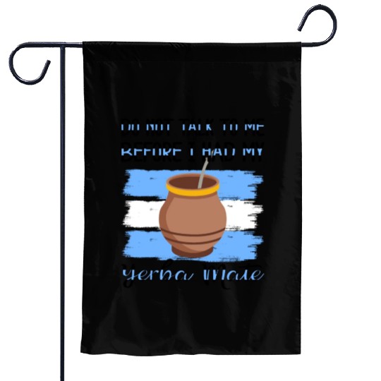 Argentina Flag Argentinian Yerba Mate Tea Bombilla Garden Flags