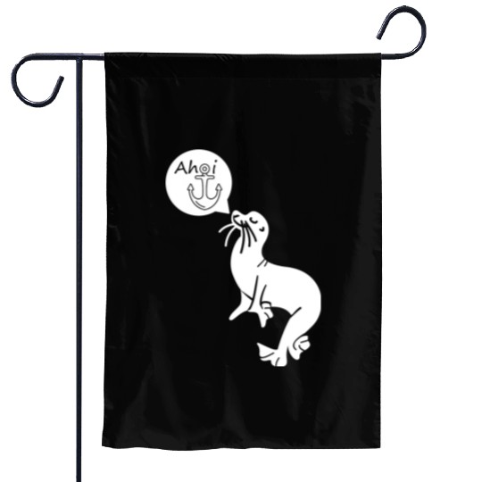 North Sea Pearl Seal Ahoy Gift Garden Flags