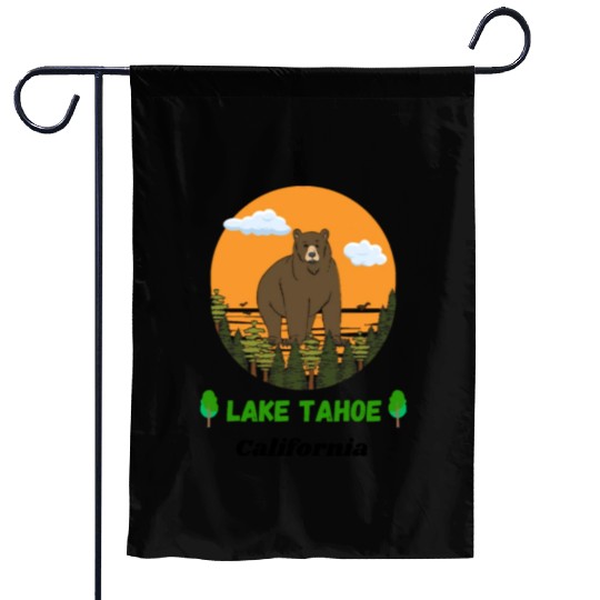 Lake Tahoe California Garden Flags