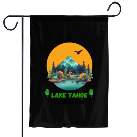 Lake Tahoe California Garden Flags