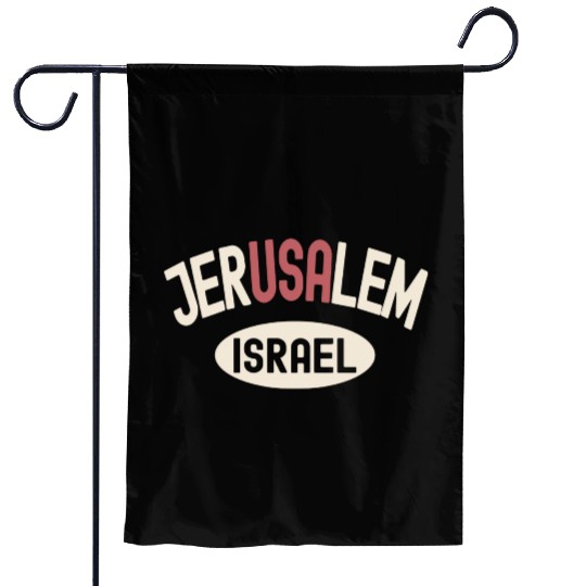 Usa Jerusalem Israel Garden Flags