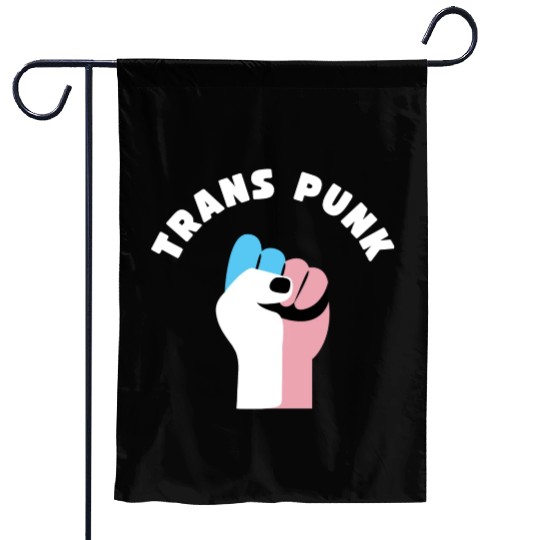 Trans Punk Transgender Pride Garden Flags