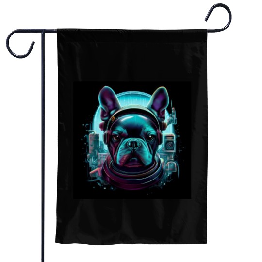 Fantasy Frenchie Bull Dog Garden Flags