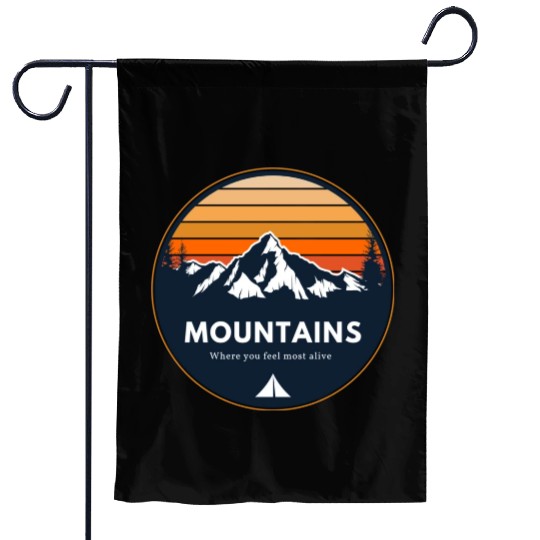 Mountain | Hiking | Adventure | Nature Garden Flags