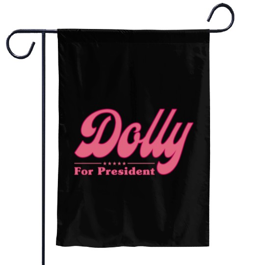 Dolly Parton For President Election Garden Flags