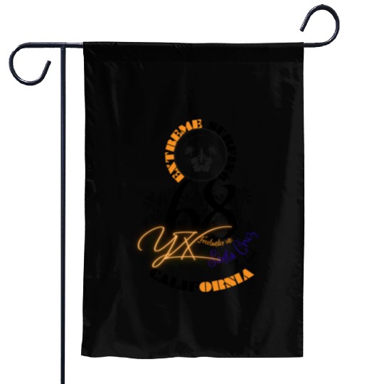 Extreme surfing santa cruz california Garden Flags