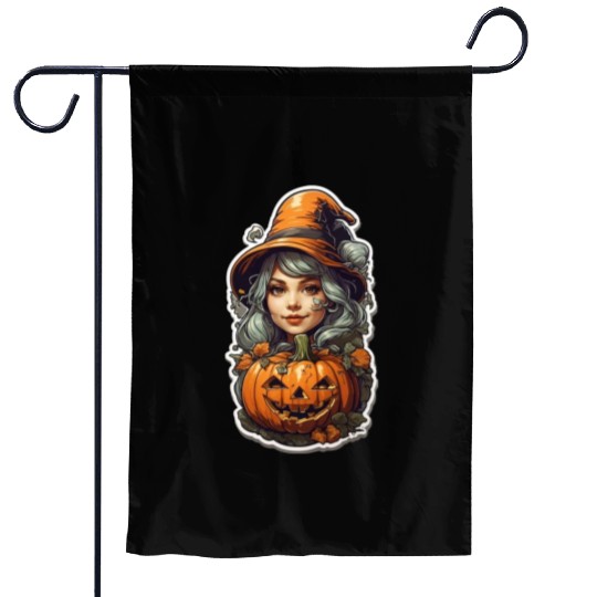Halloween Pumpkins 3 Garden Flags