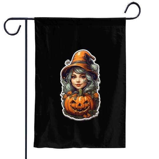 Halloween Pumpkins 3 Garden Flags