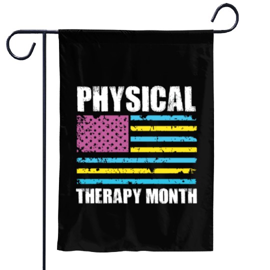 USA Flag PT PTA Physical Therapy Gift Physical Garden Flags