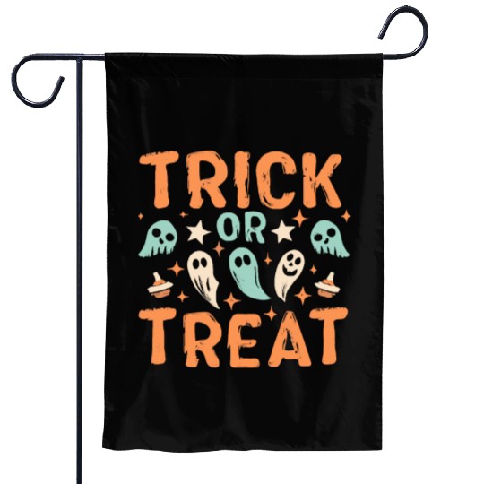 Halloween Trick or Treat Garden Flags