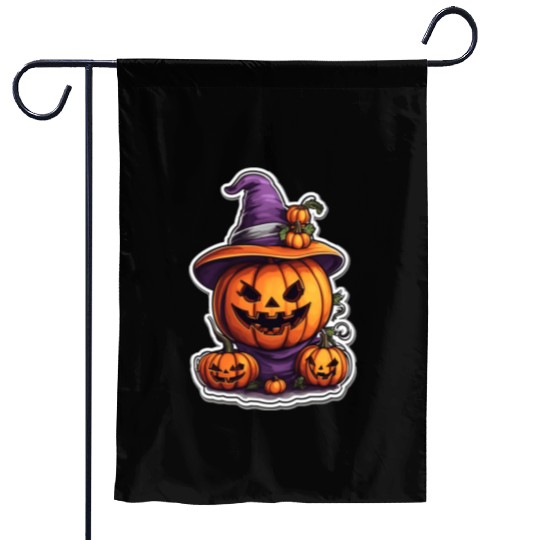 Happy Halloween Pumpkins 35 Garden Flags