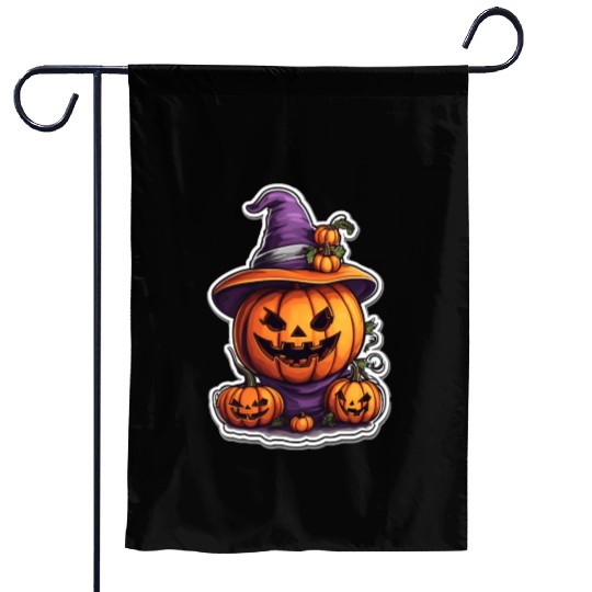 Happy Halloween Pumpkins 35 Garden Flags