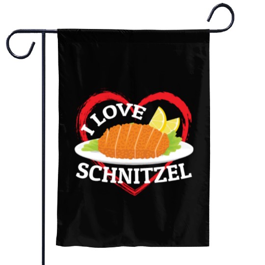I Love Schnitzel Germany Food Garden Flags