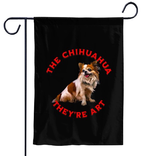 "Chihuahua: A Masterpiece of Cuteness" Garden Flags