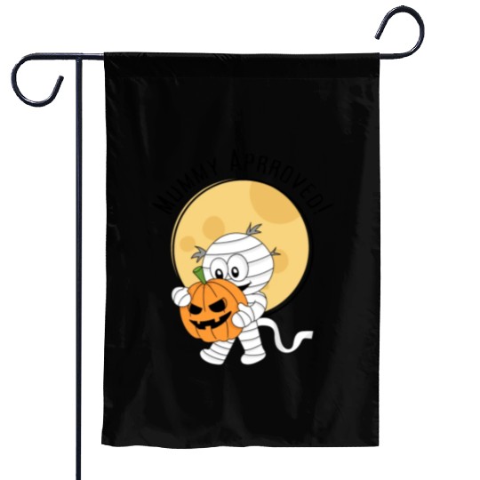 Mummy Approved! Halloween Spooky Mummy Garden Flags