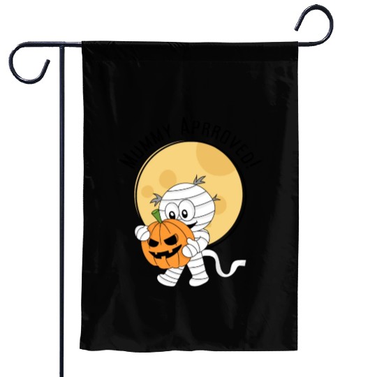 Mummy Approved! Halloween Spooky Mummy Garden Flags
