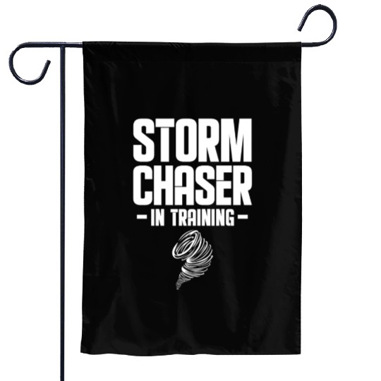 Storm Chaser In Training Garden Flags