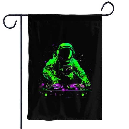 Astro DJ Garden Flags