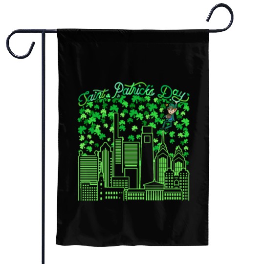 Saint Patrick's Day Philadelphia Pennsylvania Garden Flags