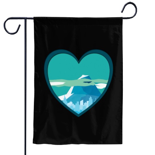 Blue mountain Garden Flags