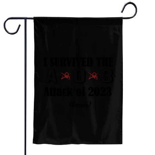 I Survived The AO3 Attack of 2023 Garden Flags